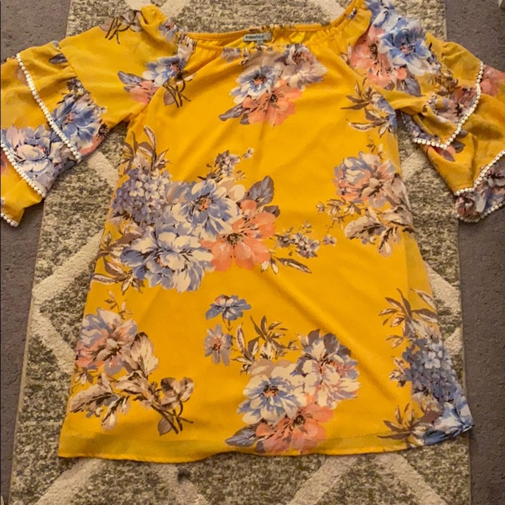 Off- shoulder dress